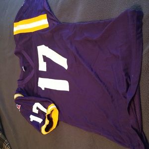 RUSSEL ATHLETIC LSU? Purple Yellow Jersey #17, MEN SIZE L